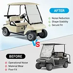 golf cart windshield bottom clips